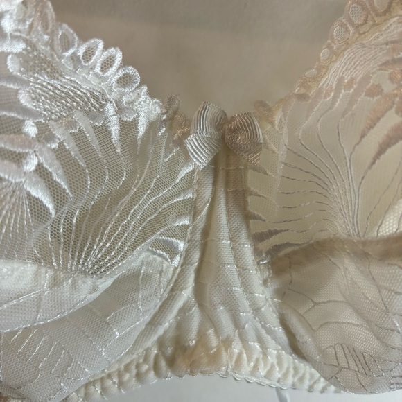 NESSA LINGERIE Sz 85H 38F US Bra Selena Ecru Soft Underwire Lace Adjustable NEW - Picture 6 of 10